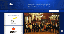 Desktop Screenshot of opole.elsa.org.pl