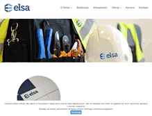 Tablet Screenshot of elsa.pl